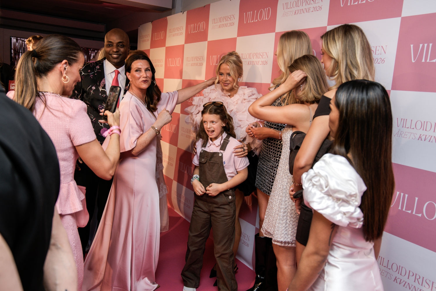 Prinsesse Märtha Louise og ektemannen Durek Verrett på rød løper før prisutdeling av Villoid-prisen i Oslo torsdag.