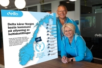 Forbundsleder i Delta, Trond Ellefsen, skal sammen med nestleder Marit Solheim kåre Norges beste kommune på utlysning av heltidsstillinger for helsefagarbeidere.